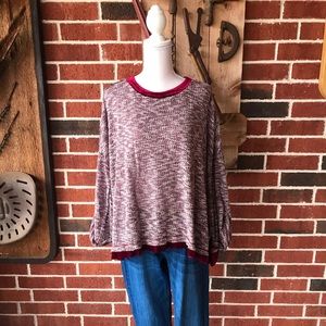 Maroon Long Sleeve Top